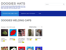 Tablet Screenshot of doogieshats.com